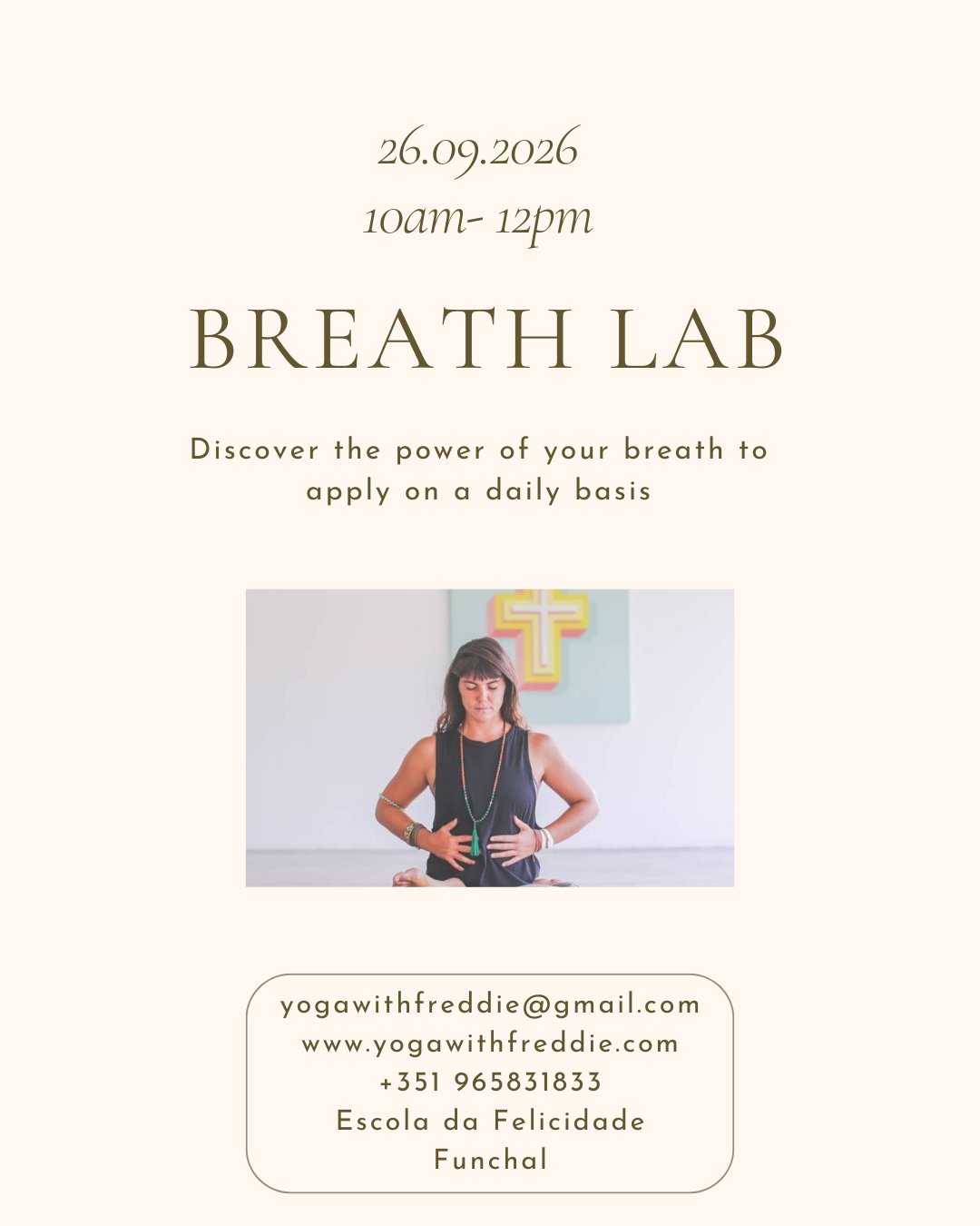 Breath Lab — Pranayama Workshop, Happiness School Funchal - Image 1